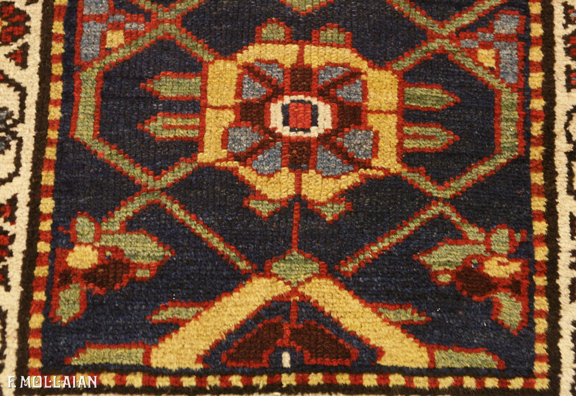 Tapis Couloir Persan Antique Varamin n°:41473658